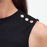 Barbour Hadfield Tank Top In Black