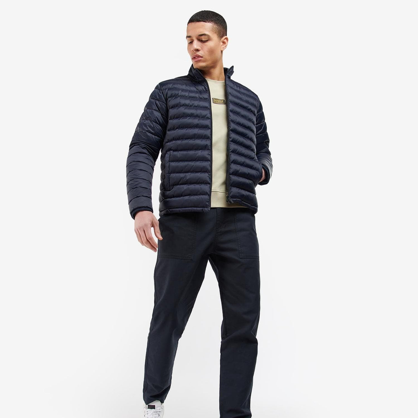 Barbour impeller jacket navy clearance
