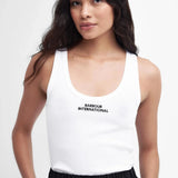 Barbour International Ozanne Tank Top in Classic White