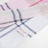 Barbour Abigail Tartan Scarf In Cherry Blossom