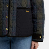 Barbour Ainsdale Check Quilted Jacket In Shadow Classic