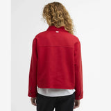Barbour Amanda Overshirt In Poppy Red