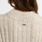 Barbour Anastasia Knitted Vest In Cloud