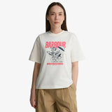 Barbour Annette Oversized Graphic T-Shirt In White