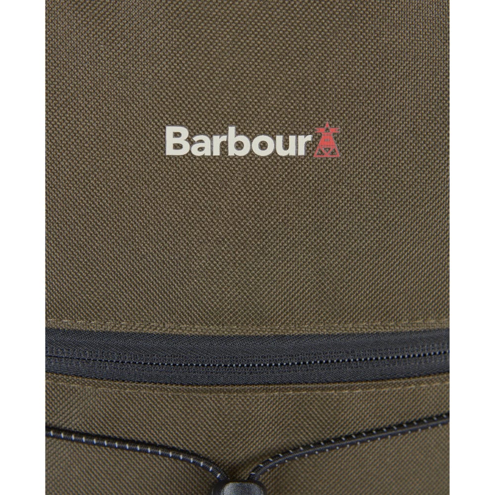 Barbour Arwin Canvas Explorer Backpack in Olive/Black