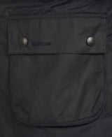Barbour Ashby Wax Jacket In Navy