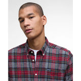 Barbour Ashroad Tailored Long-Sleeved Shirt In Red