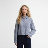 Barbour Ashwell Gingham Boxy Shirt In Multi Gingham