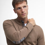 Barbour Avoch Half-Zip Jumper In Fossil