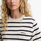 Barbour Aylesby Striped Sweatshirt In Dark Navy Stripe