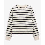 Barbour Aylesby Striped Sweatshirt In Dark Navy Stripe