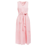 Barbour Azalea Midi Dress in Pink