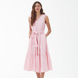 Barbour Azalea Midi Dress in Pink