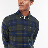 Barbour Barbour Kyeloch Tailored Shirt in Olive Night