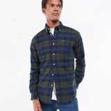 Barbour Barbour Kyeloch Tailored Shirt in Olive Night