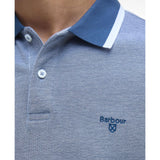 Barbour Barnard Short-Sleeved Polo Shirt In Dark Denim