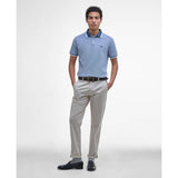 Barbour Barnard Short-Sleeved Polo Shirt In Dark Denim