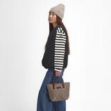 Barbour Bede Oversized Long-Sleeved T-Shirt In Olive Stripe