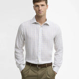 Barbour Belleview Tattersall Tailored Shirt in White