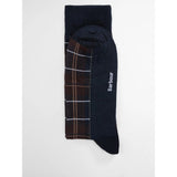 Barbour Blyth Socks In Oak Tartan