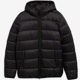 Barbour Bobber Puffer Jacket In Black