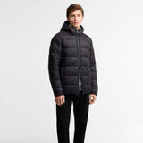 Barbour Bobber Puffer Jacket In Black