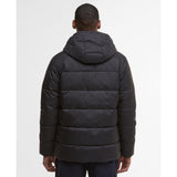 Barbour Brampton Puffer Jacket In Charcoal/Midnight Oak