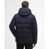 Barbour Brampton Puffer Jacket In Dark Navy/Midnight Oak