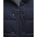 Barbour Brampton Puffer Jacket In Dark Navy/Midnight Oak