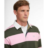 Barbour Broome Rugby Shirt In Pink