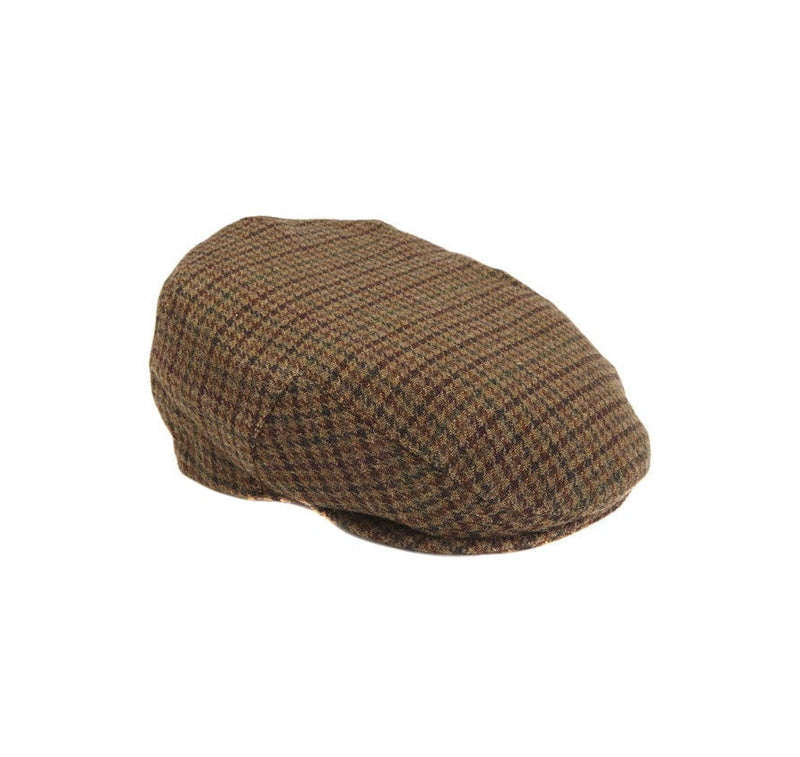Barbour Brown Crieff Wool Tweed Cap