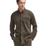 Barbour Buckley Tailored Herringbone Shirt In Stone