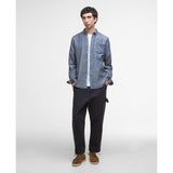 Barbour Buckley Tailored Long-Sleeved Shirt In Dark Navy