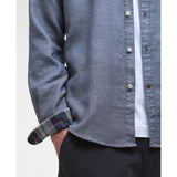 Barbour Buckley Tailored Long-Sleeved Shirt In Dark Navy