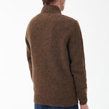 Barbour Calder Half Zip Jumper in Olive Tweed