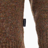 Barbour Calder Half Zip Jumper in Olive Tweed