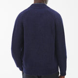 Barbour Calder Zip Through Jumper in Navy