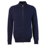Barbour Calder Zip Through Jumper in Navy