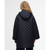 Barbour Cara Quilted Jacket in Dark Navy/Ancient Poplar