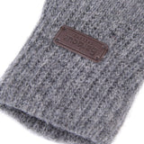 Barbour Carlton Knitted Gloves In Grey