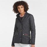 Barbour Cavalry Polar Quilted Jacket In Navy