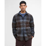 Barbour Chapter Check Overshirt In Midnight Oak Tartan