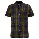 Barbour Clyde Short-Sleeved Seersucker Tartan Shirt Classic Tartan