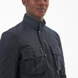 Barbour Corbridge Wax Jacket In Navy
