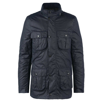 Barbour Corbridge Wax Jacket In Navy