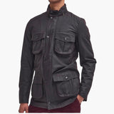 Barbour Corbridge Wax Jacket In Rustic