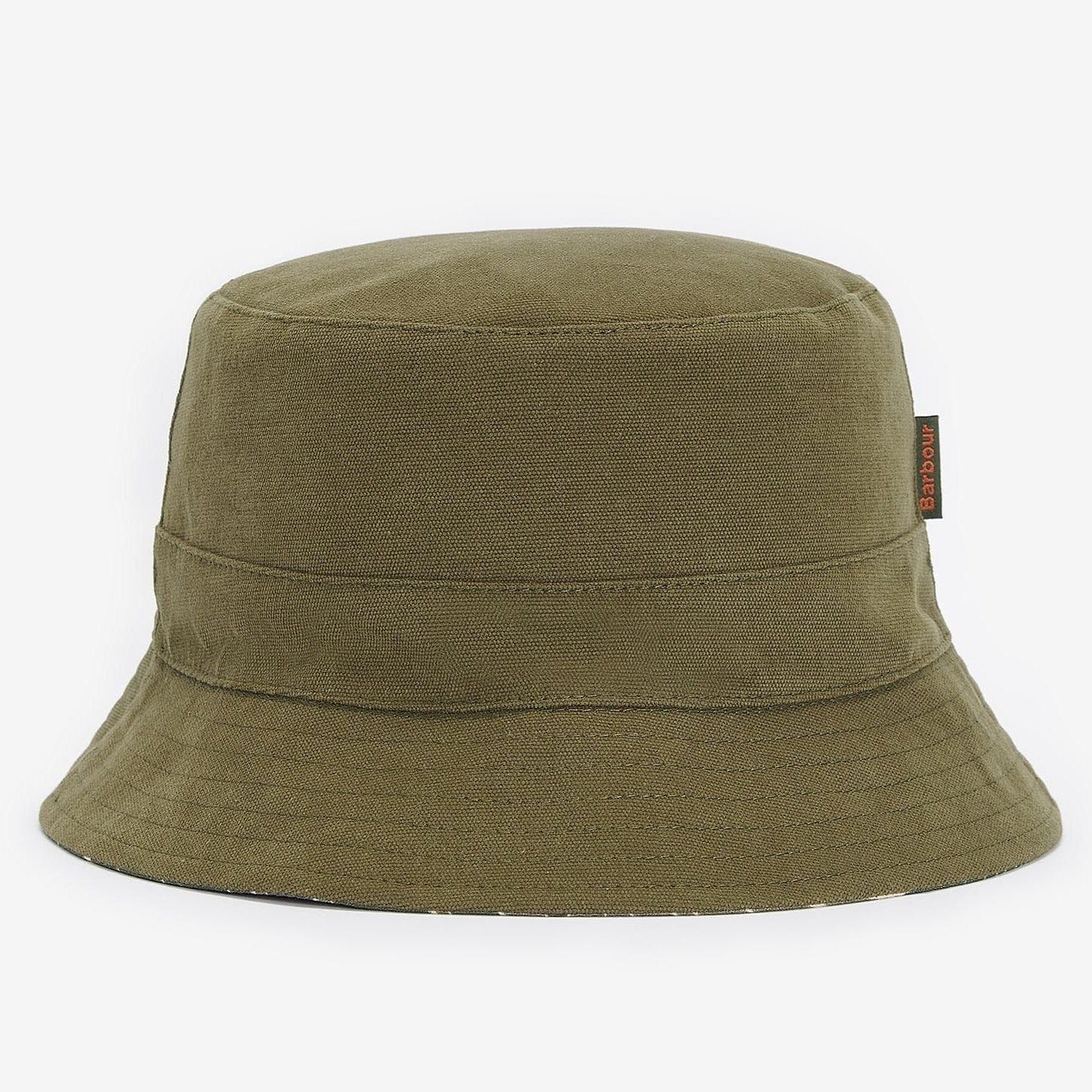 Barbour Cornwall Reversible Bucket Hat in Olive