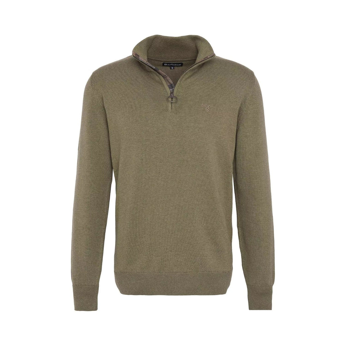 Sage Jumper Country Road Khaki Jumper Barbour Cotton Half Zip