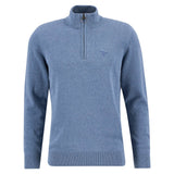 Barbour Men's Cotton Half Zip Jumper in Blue Stone