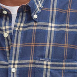 Barbour Crossfell Tailored Fit Shirt In Blue
